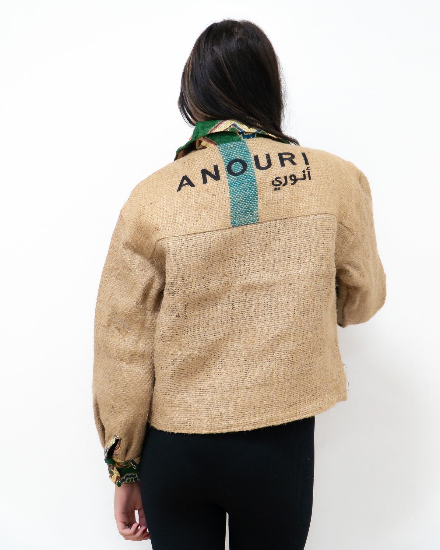 ANOURI - سترة قصيرة من الخيش