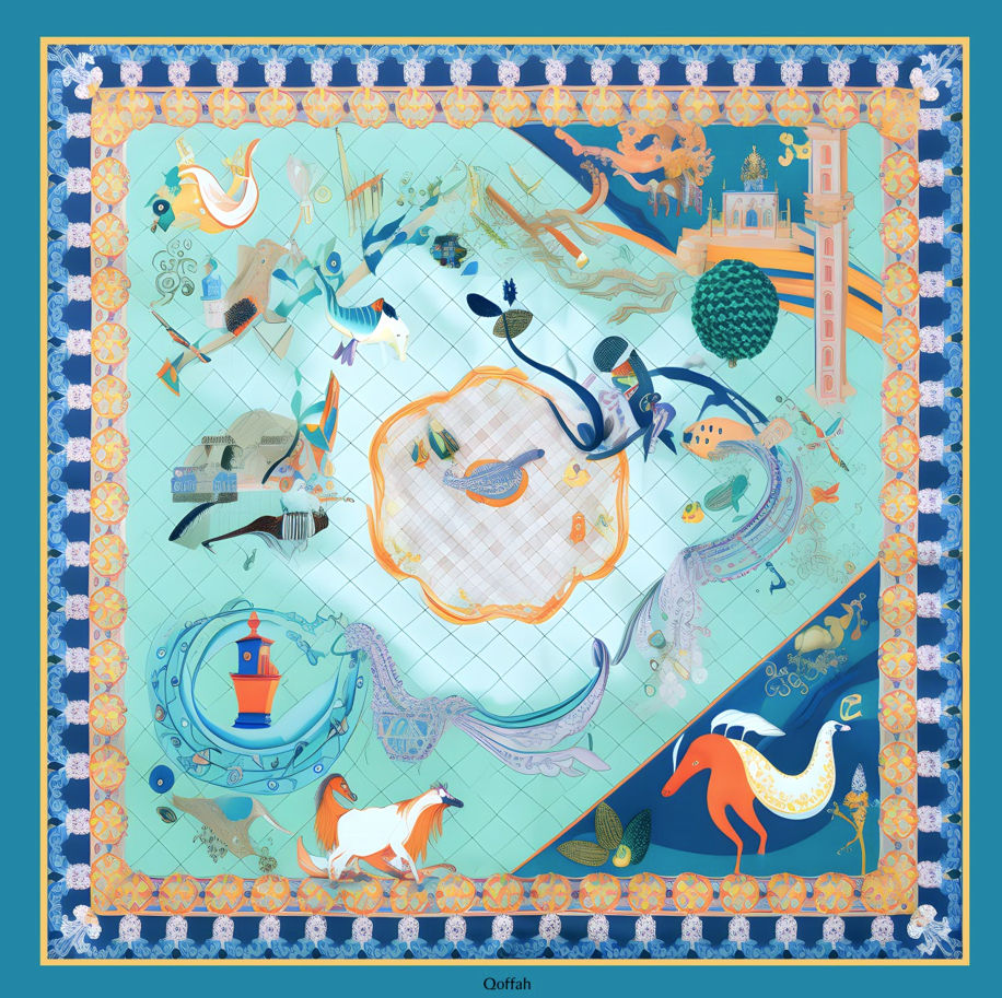 QOFFAH - La Cour des miracles Scarf