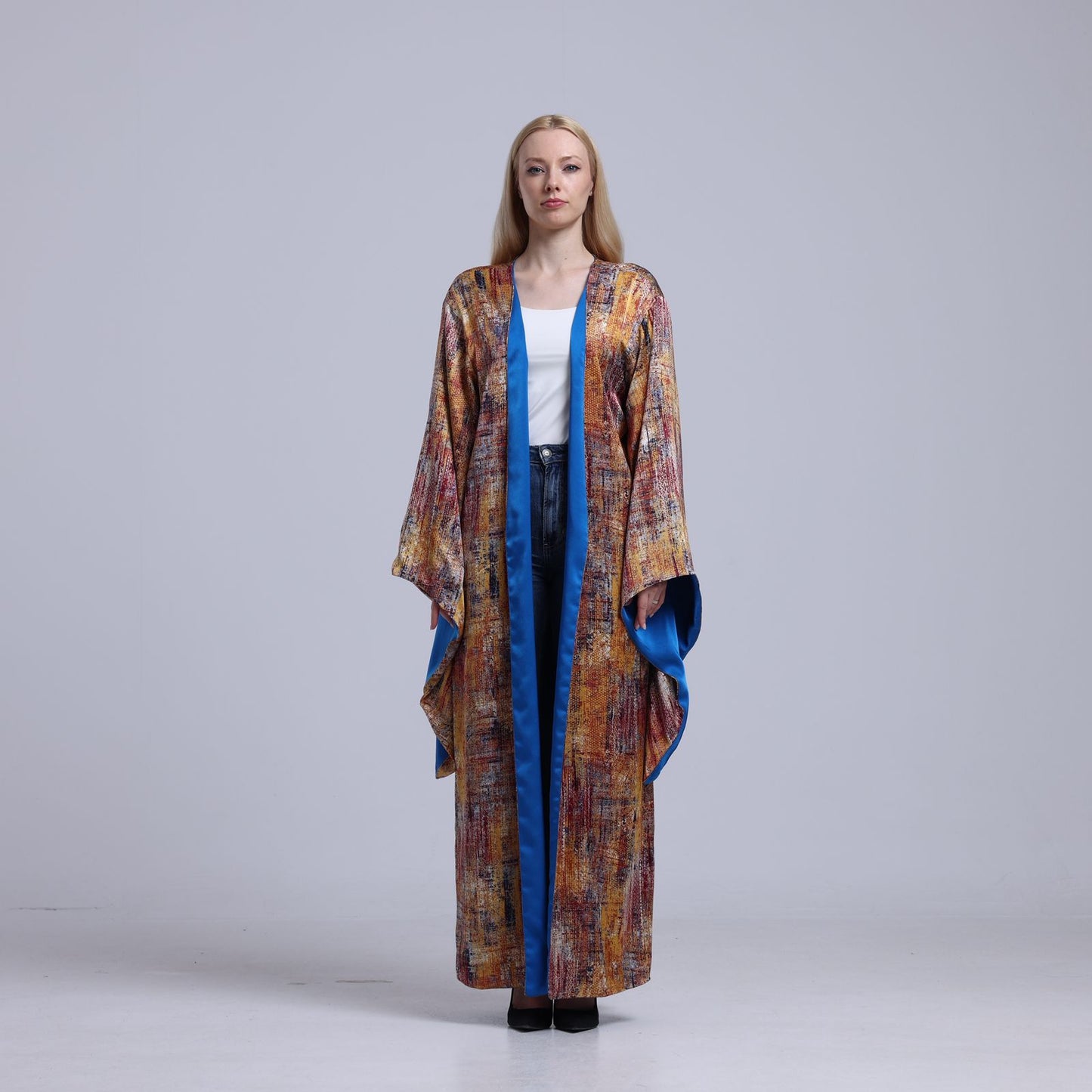 LA REINE - Printed Maxi Kimono
