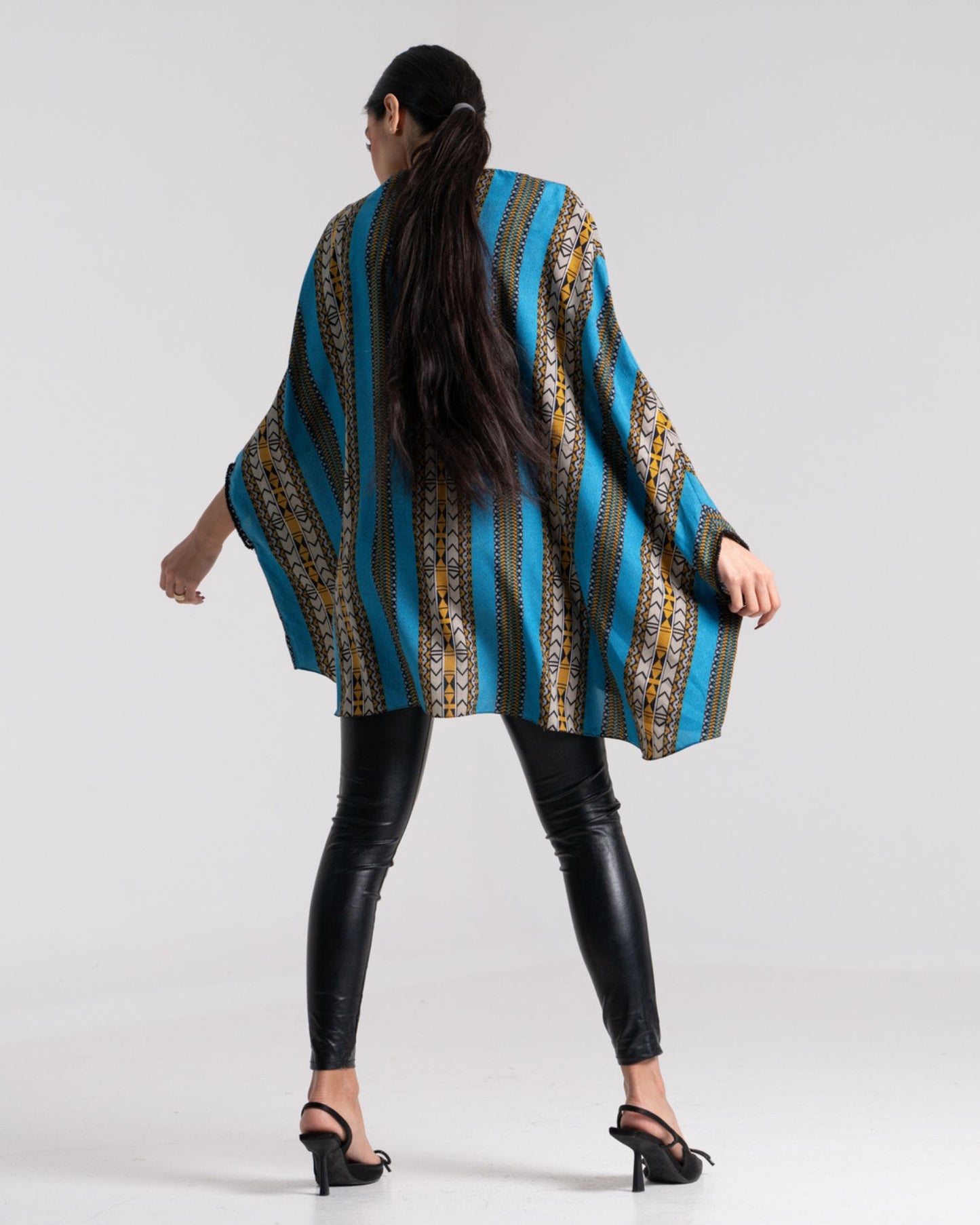 LA REINE - Sadu Print Batwing Top