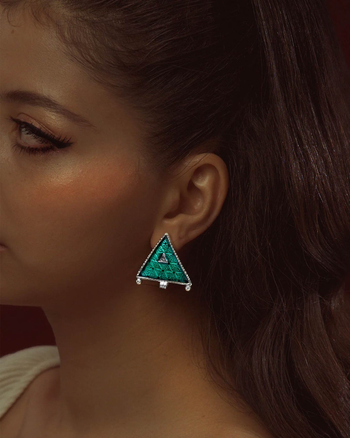 FARBASTA - Sacred Triangle Earrings