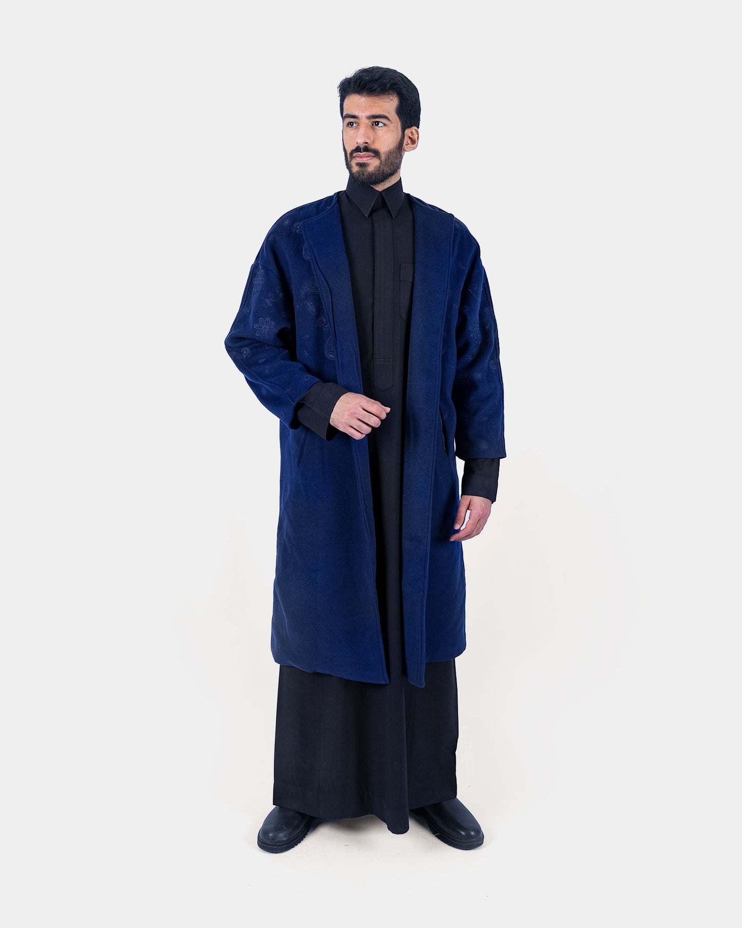 QORMUZ - Navy Blue Bishaya