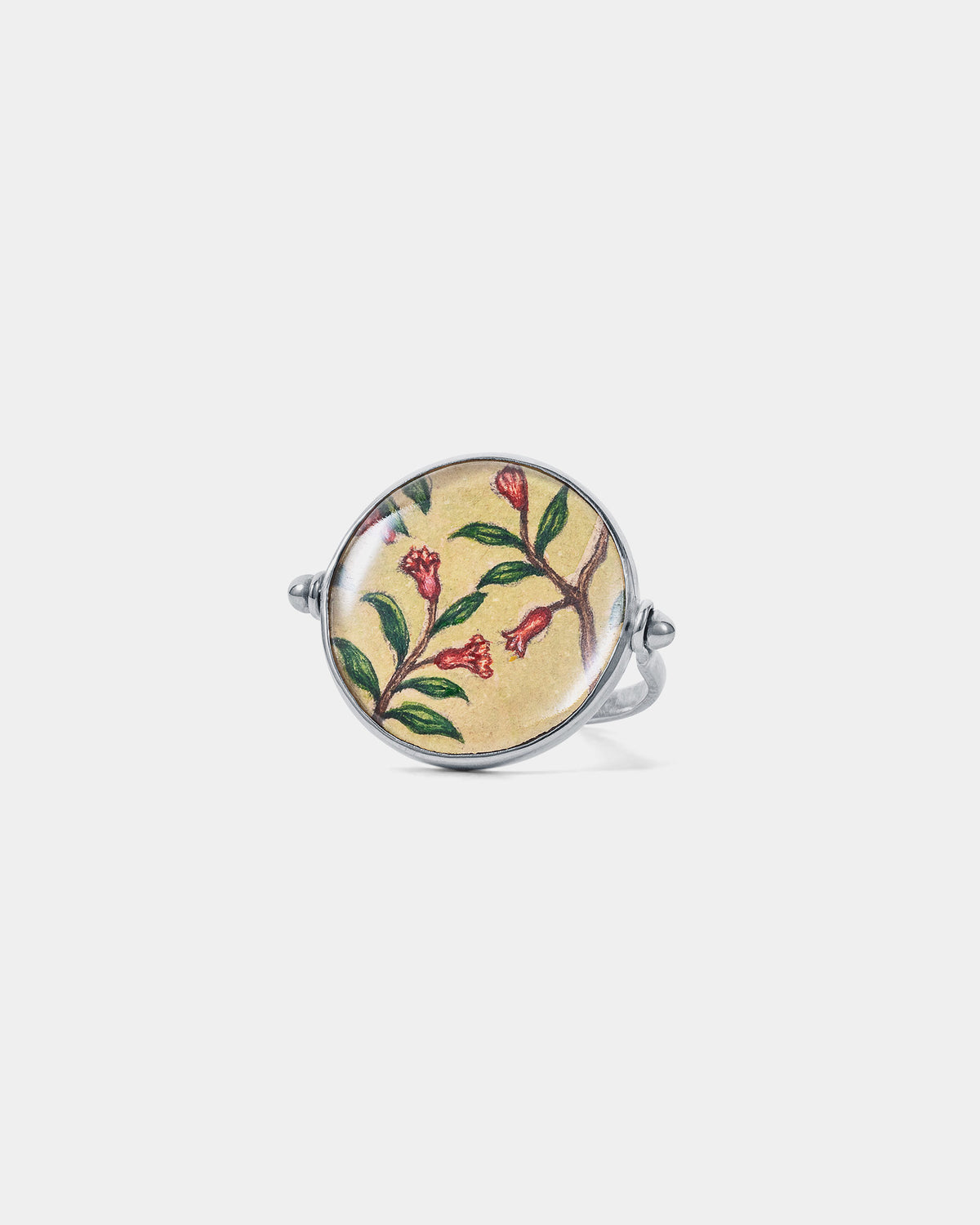 TURQUOISE MOUNTAIN - Miniature Painting Round Ring