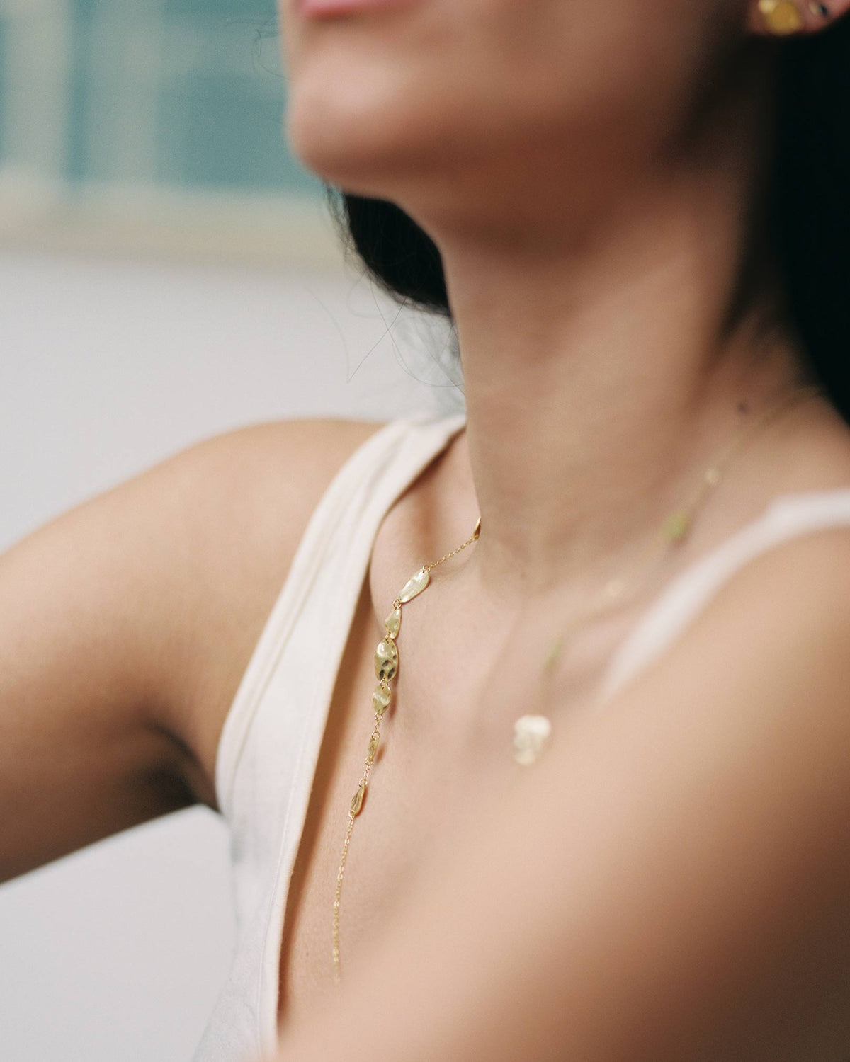 TURQUOISE MOUNTAIN - Tarq Petals Long Necklace GP