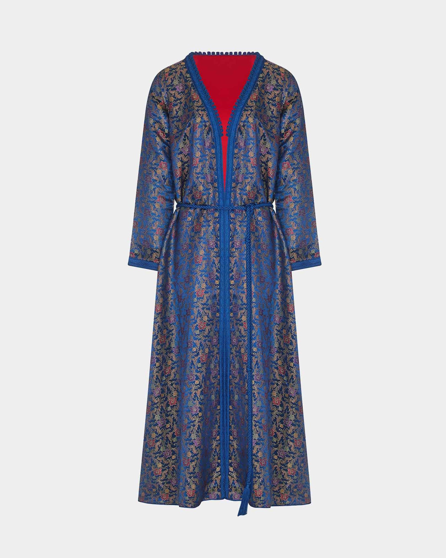 YARAKECH-Jacquard Longline Kimono