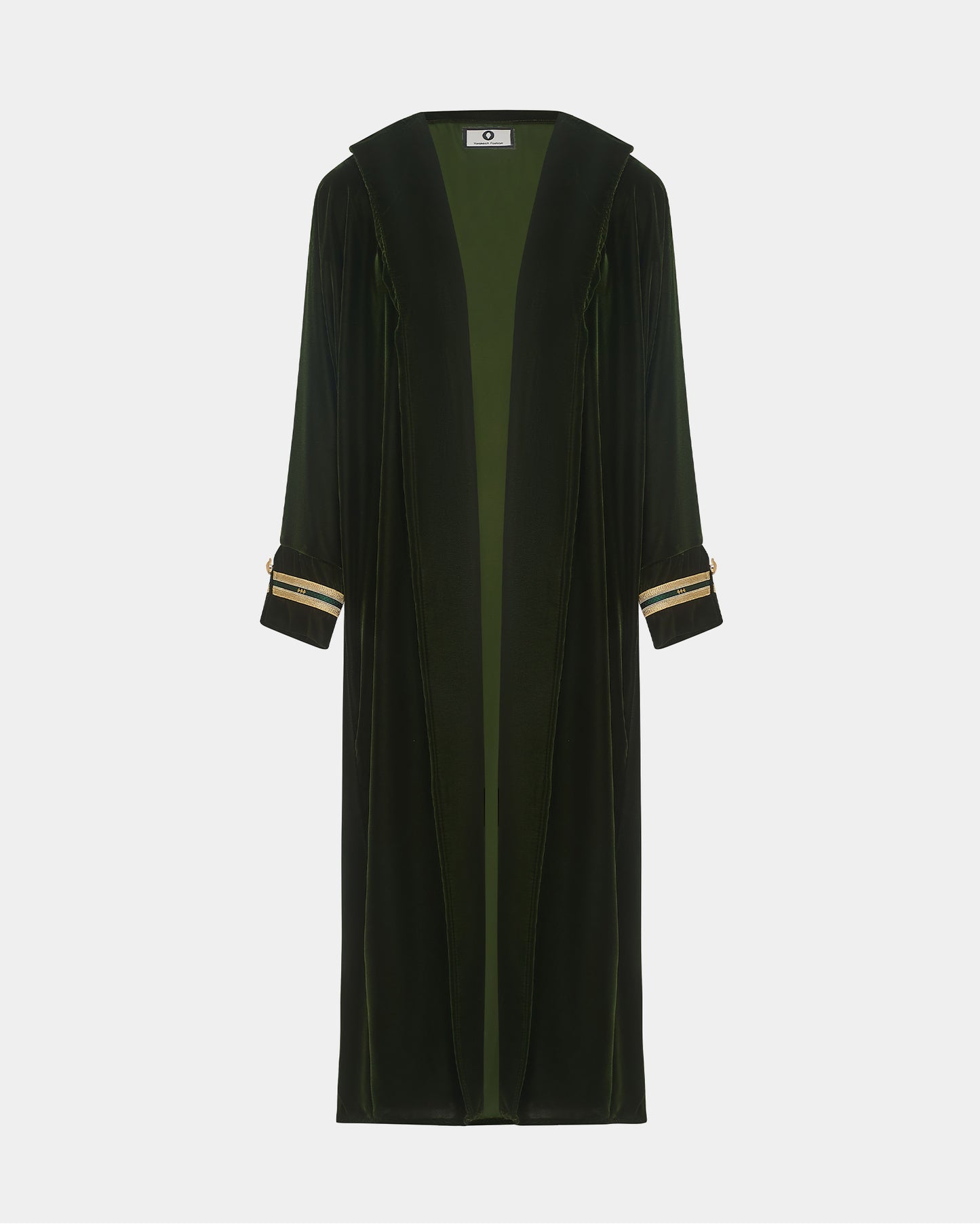 YARAKECH – Dark Green Embroidered Abaya