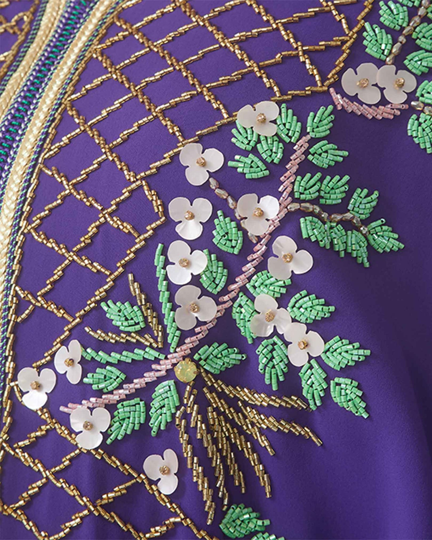 YARAKECH - Moroccan Hand Embroidered Kaftan