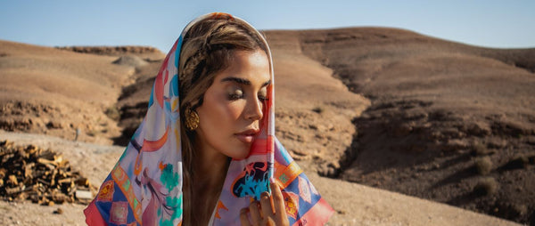 How to Wear a Silk Scarf All Year-Round