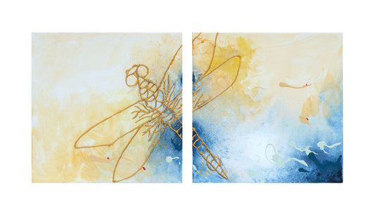 INTISAR ALYAMANI - Dragonfly Diptych