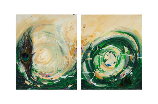INTISAR ALYAMANI - Ascension Diptych