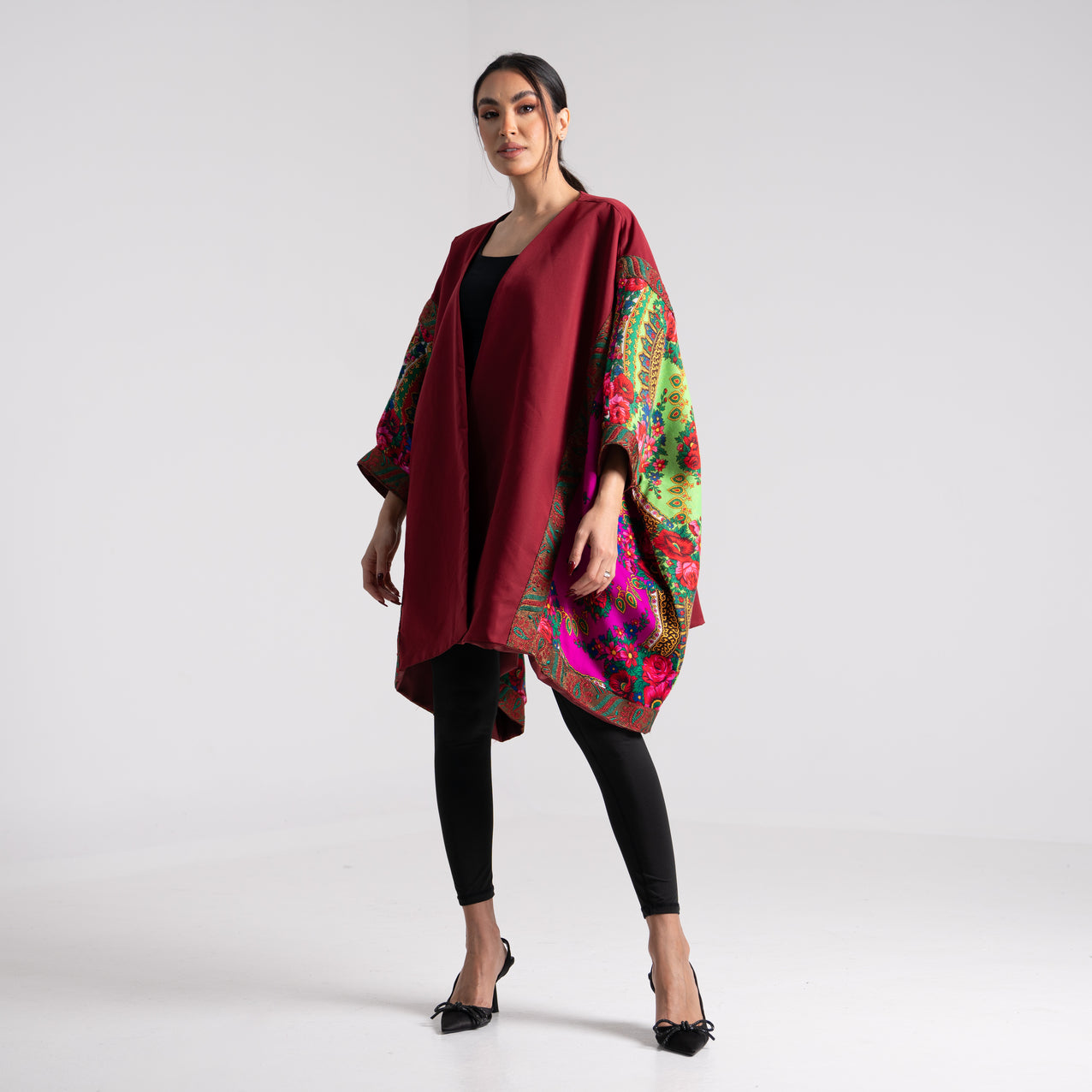 LA REINE - Shalky Print Cape