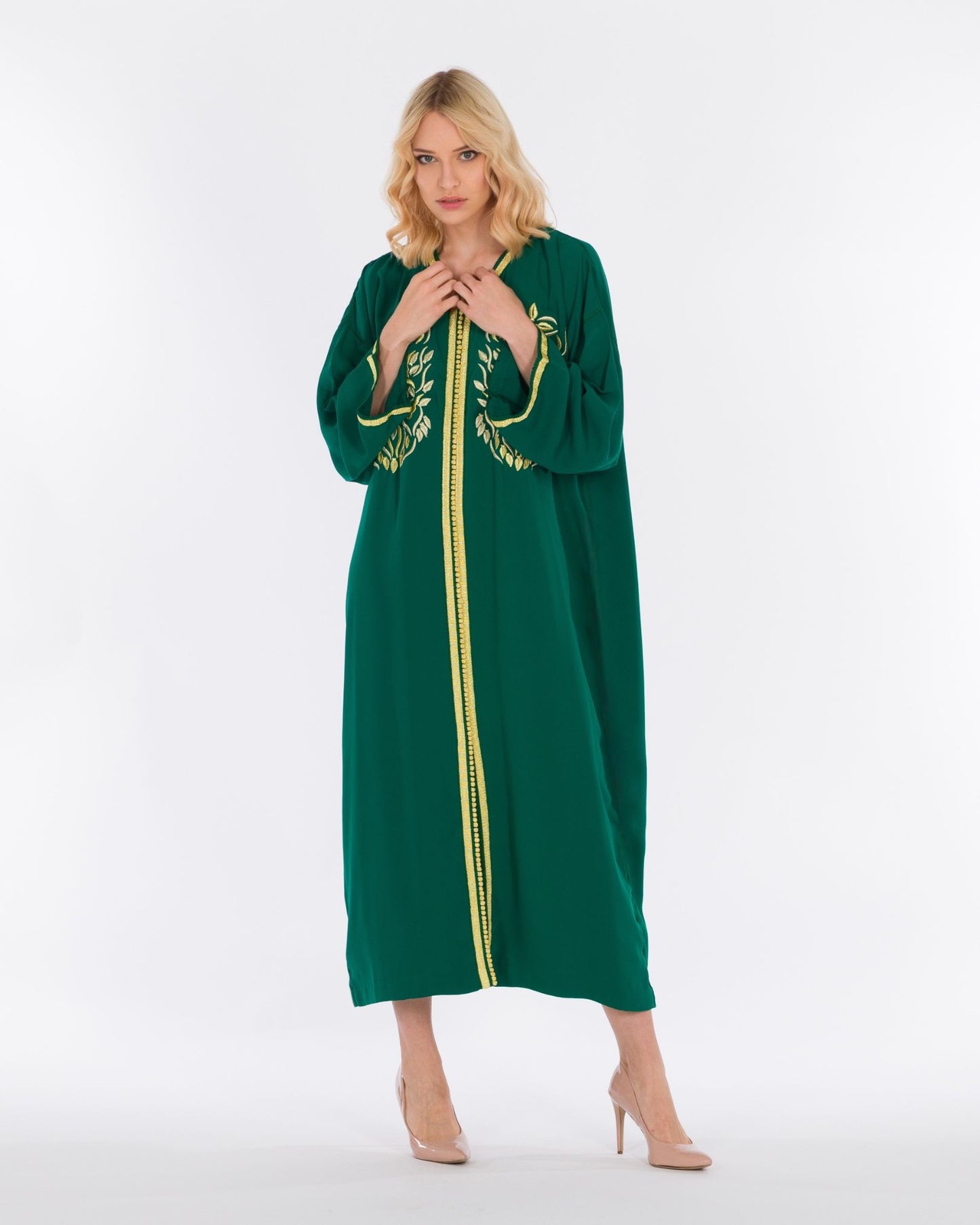 ياراكيش - قفطان من الكريب بتفاصيل سفيفا