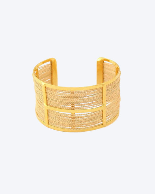 TREASURES OF BRAZIL - Ethereal Amazonia Divine Glow Cuff Bracelet