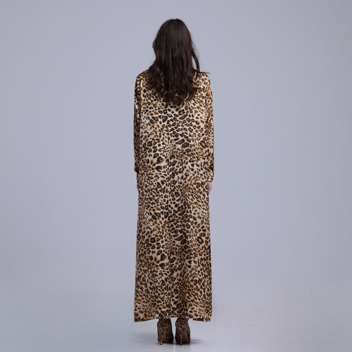 LA REINE - Printed Maxi Shirt Dress