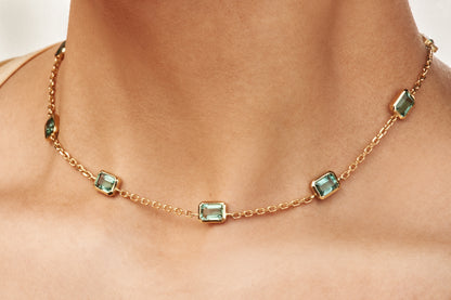 The Soul Of - "Limitless" 18 karat yellow gold Brazolite necklace