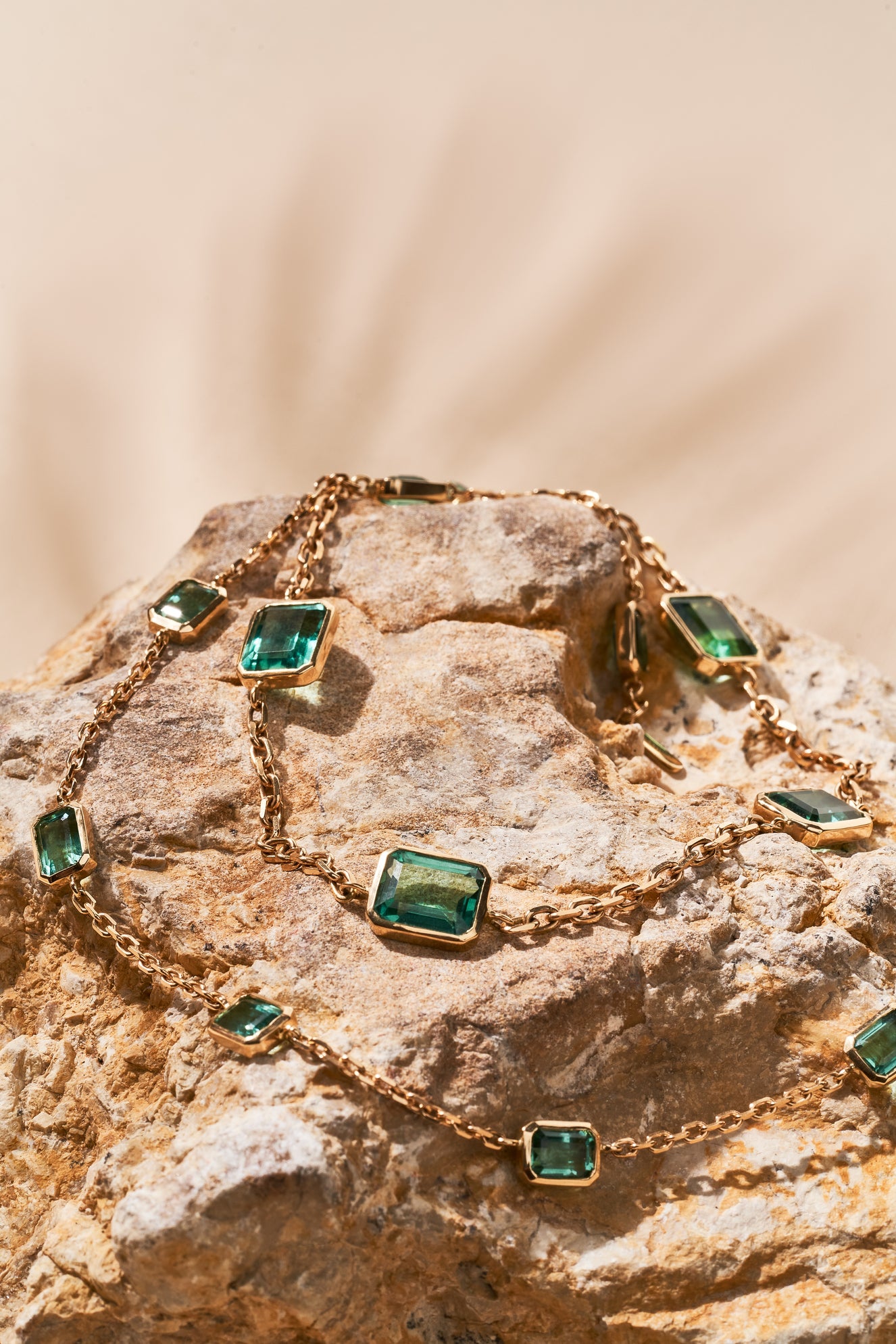 The Soul Of - "Limitless" 18 karat yellow gold Brazolite necklace