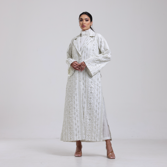 DALSH DESIGNS - Embroidered Coat and Dress Set