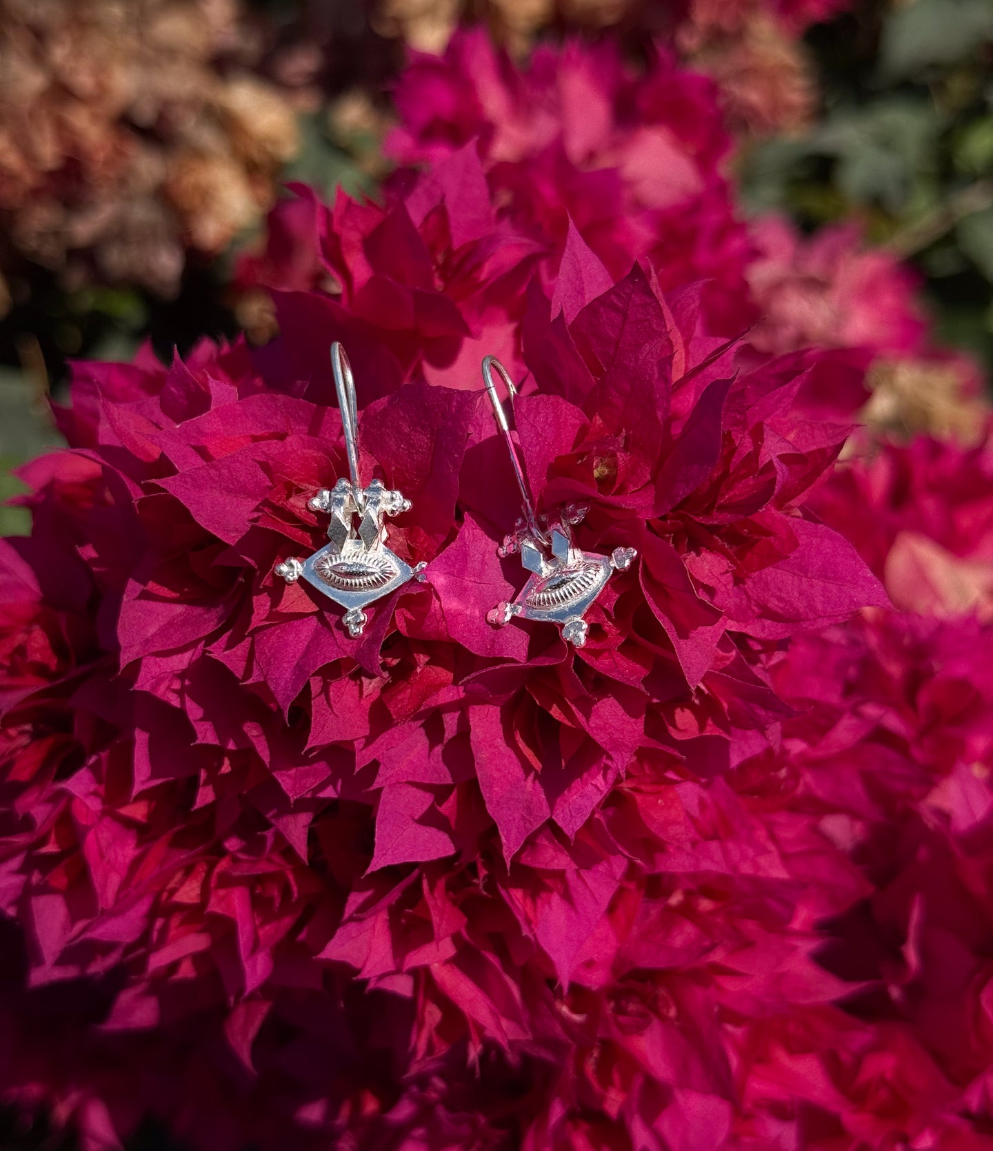 BY RAHINA - Hirz Sterling Silver Earrings