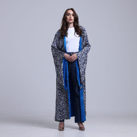 LA REINE - Printed Maxi Kimono