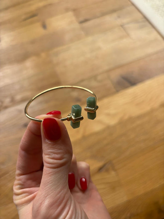 TREASURES OF BRAZIL - TerraFusion Gems Heavenly Stones Cuff Bracelet