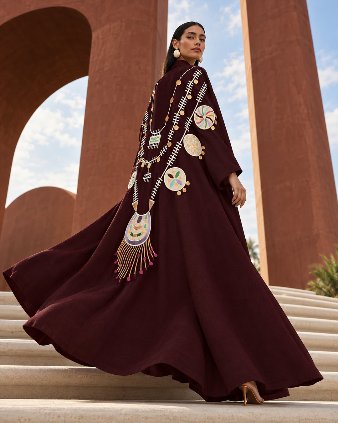 ACH The Rashrash Necklace Abaya