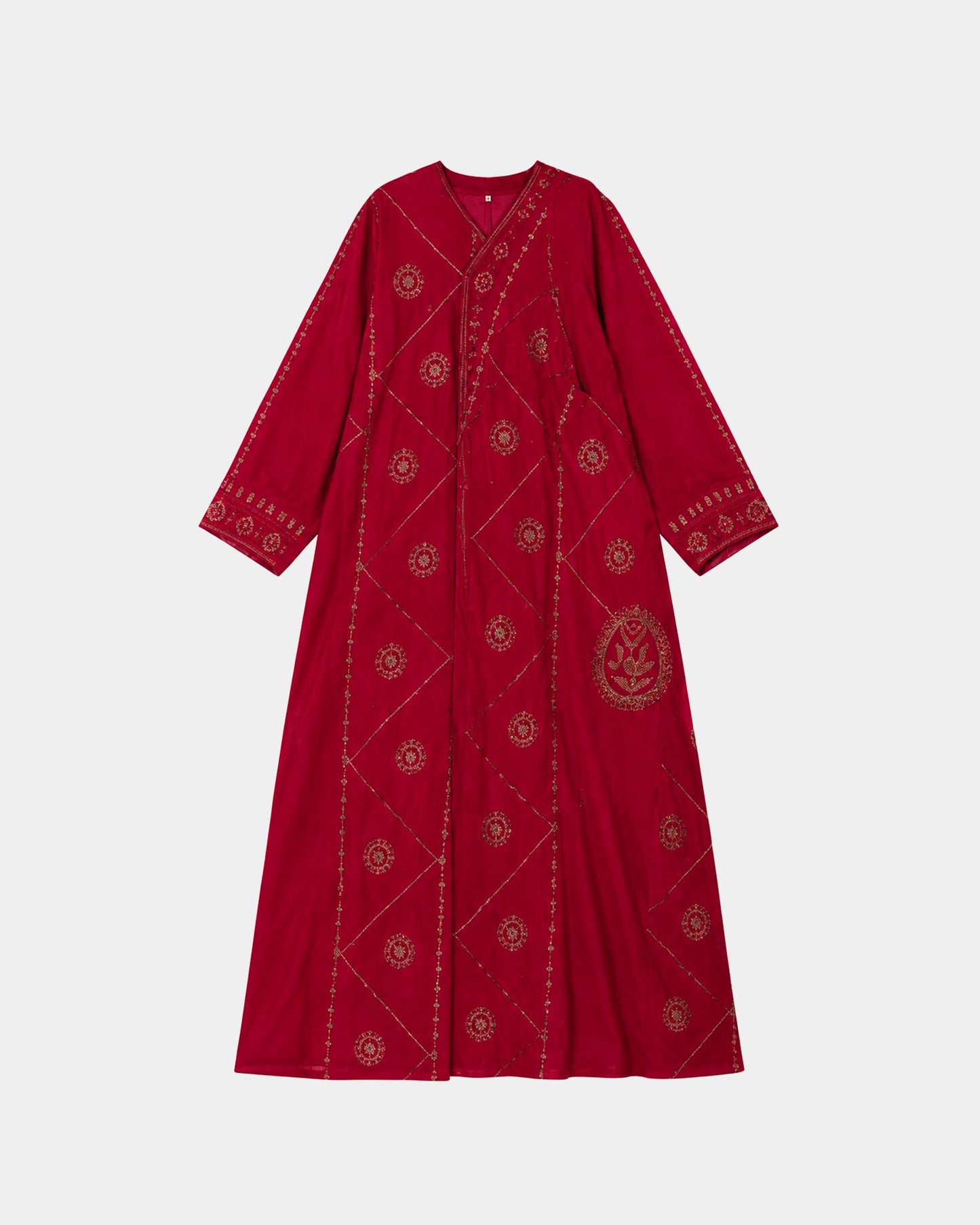 ACH - The Daqat Brisim Abaya - Red
