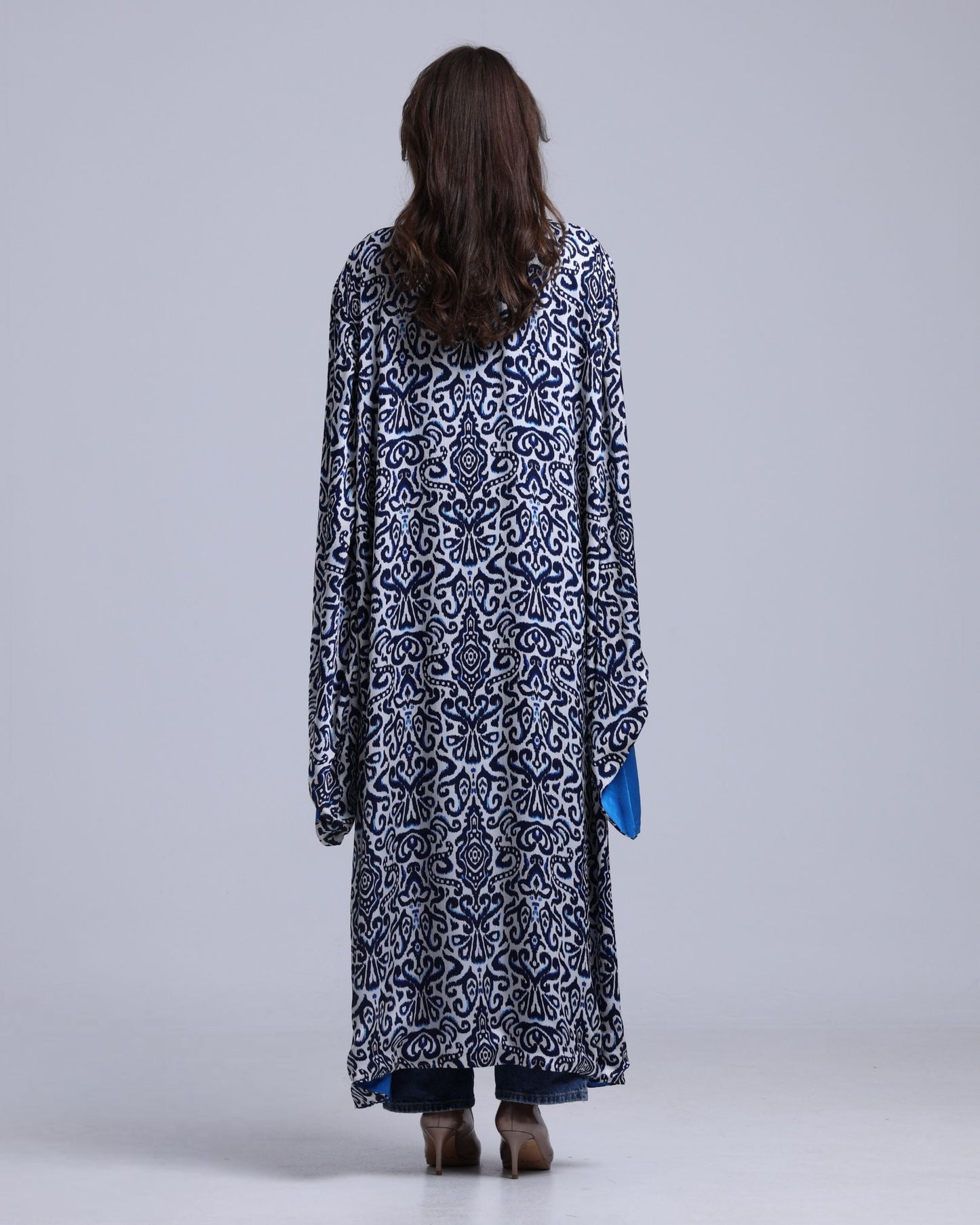 LA REINE - Printed Maxi Kimono