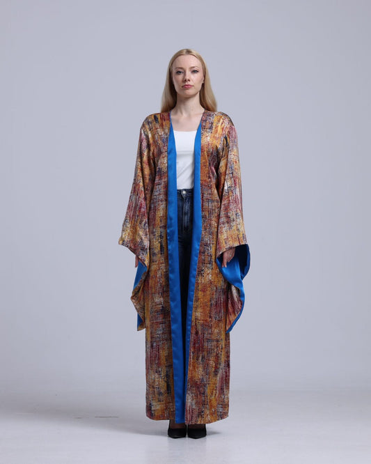 LA REINE - Printed Maxi Kimono