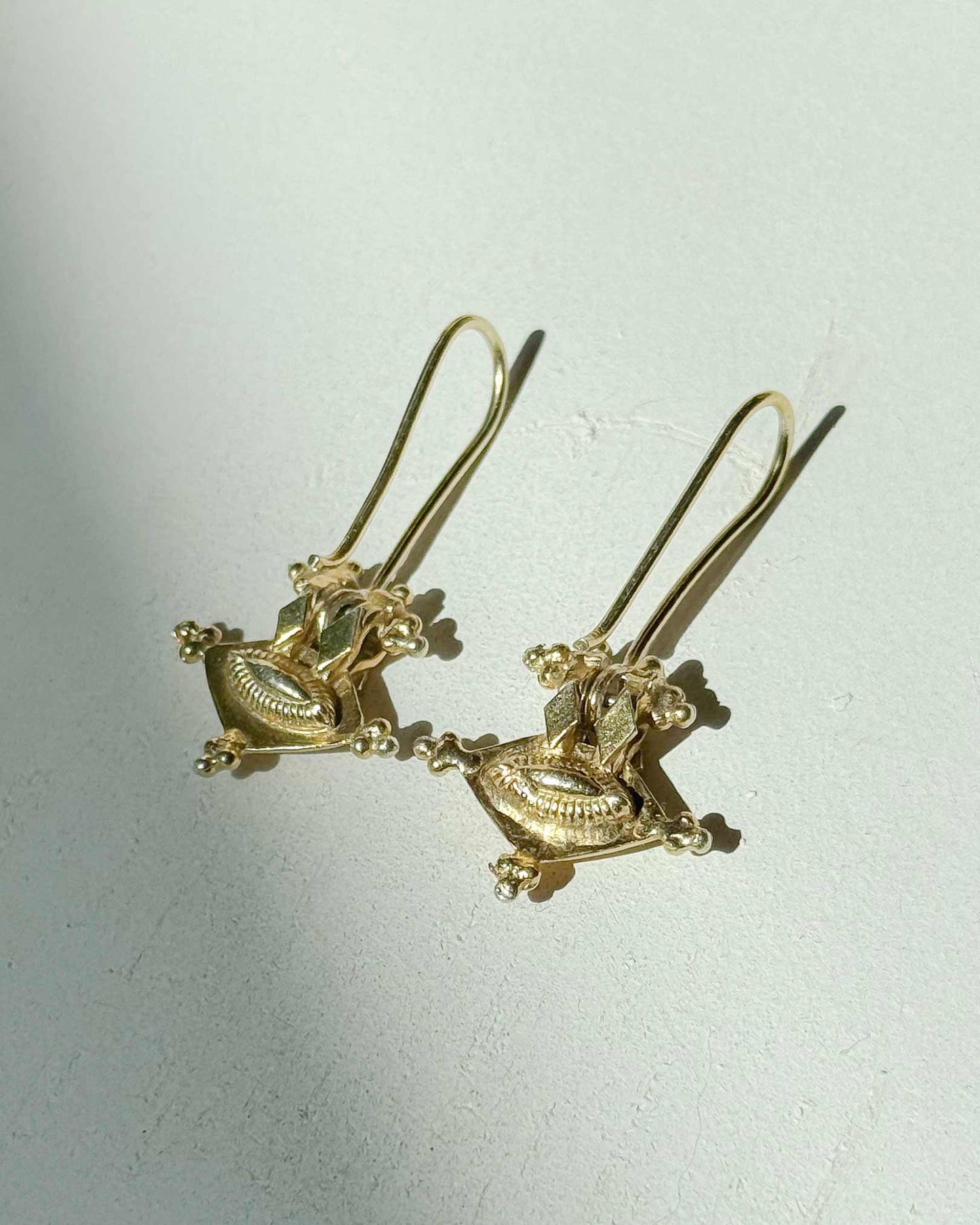 BY RAHINA - Hirz 21k Goldplated Sterling Silver Earrings