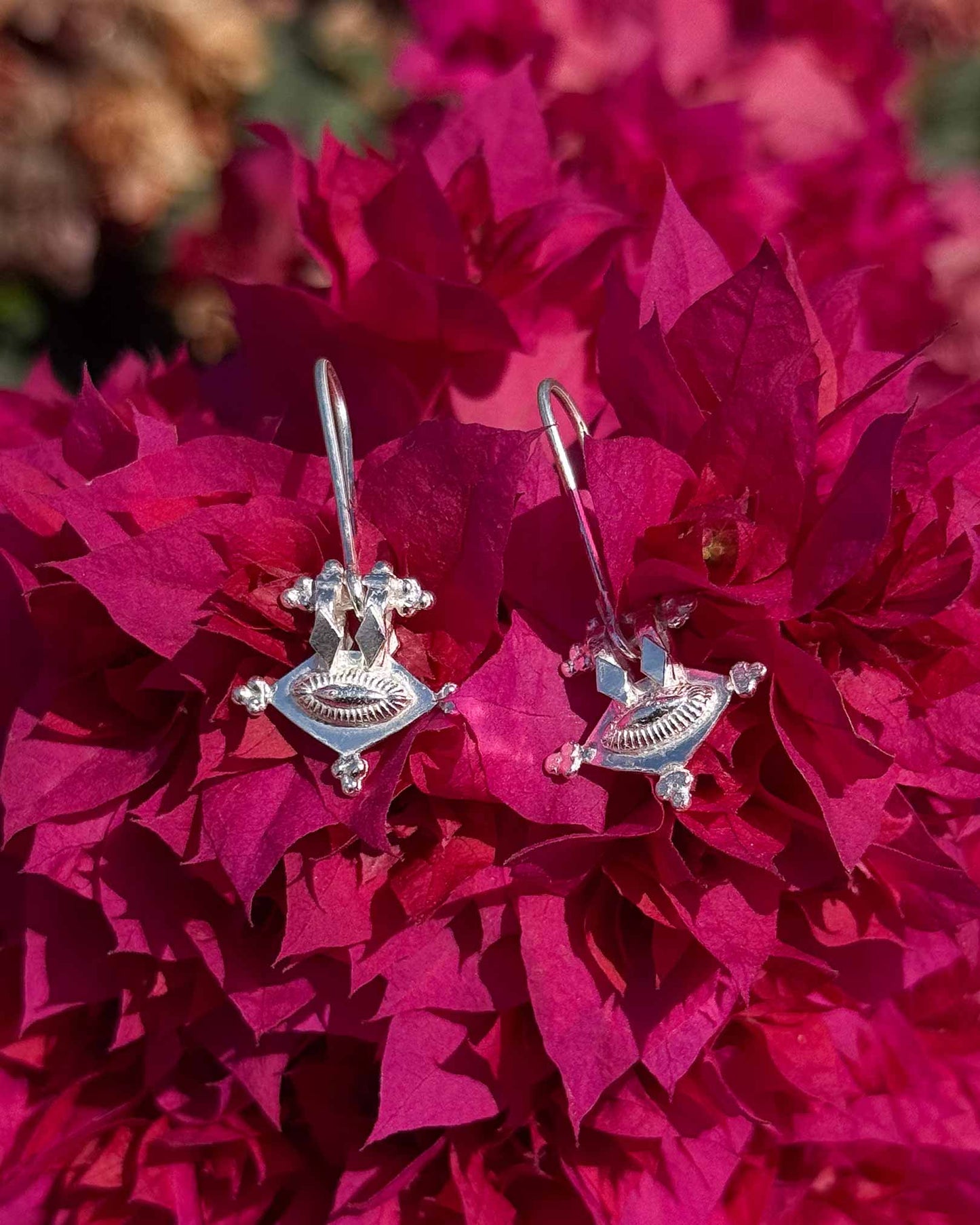 BY RAHINA - Hirz Sterling Silver Earrings