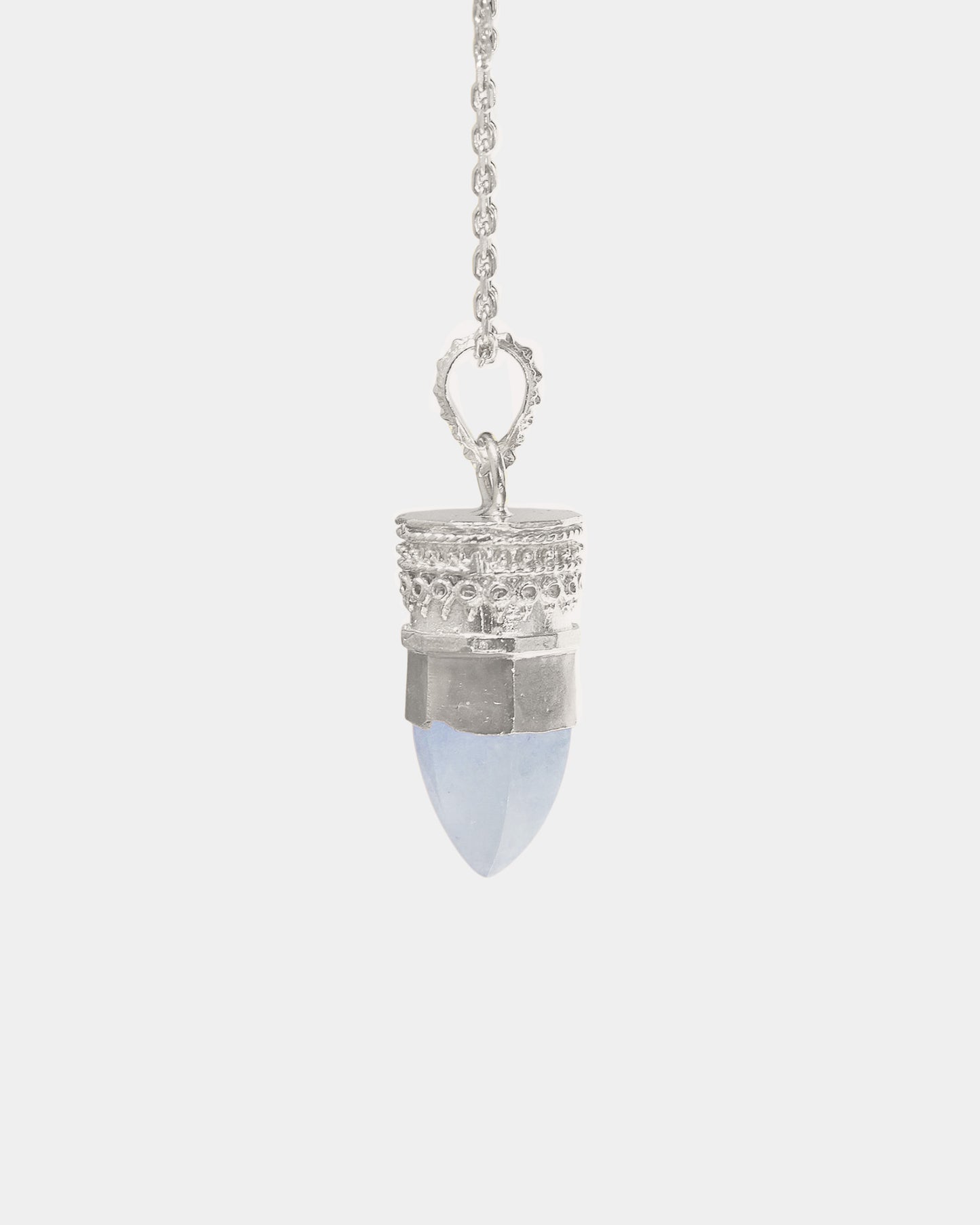 BY RAHINA - Sterling Silver Resistance Blue Lace Agate necklace
