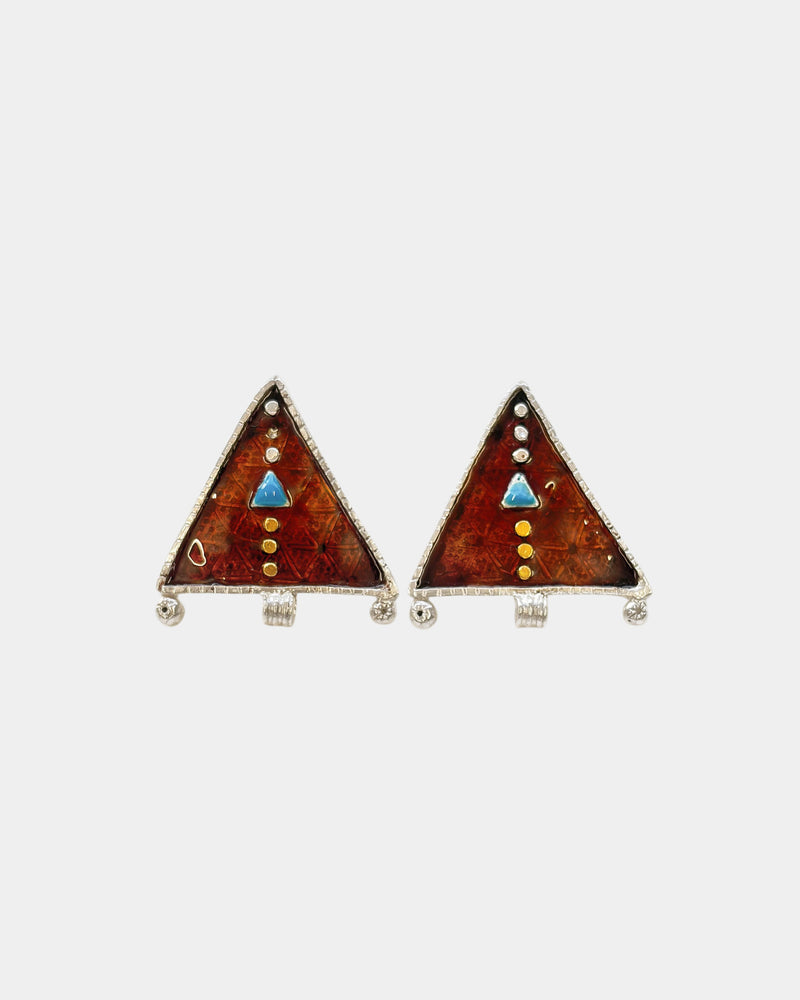 FARBASTA - Sacred Triangle Earrings