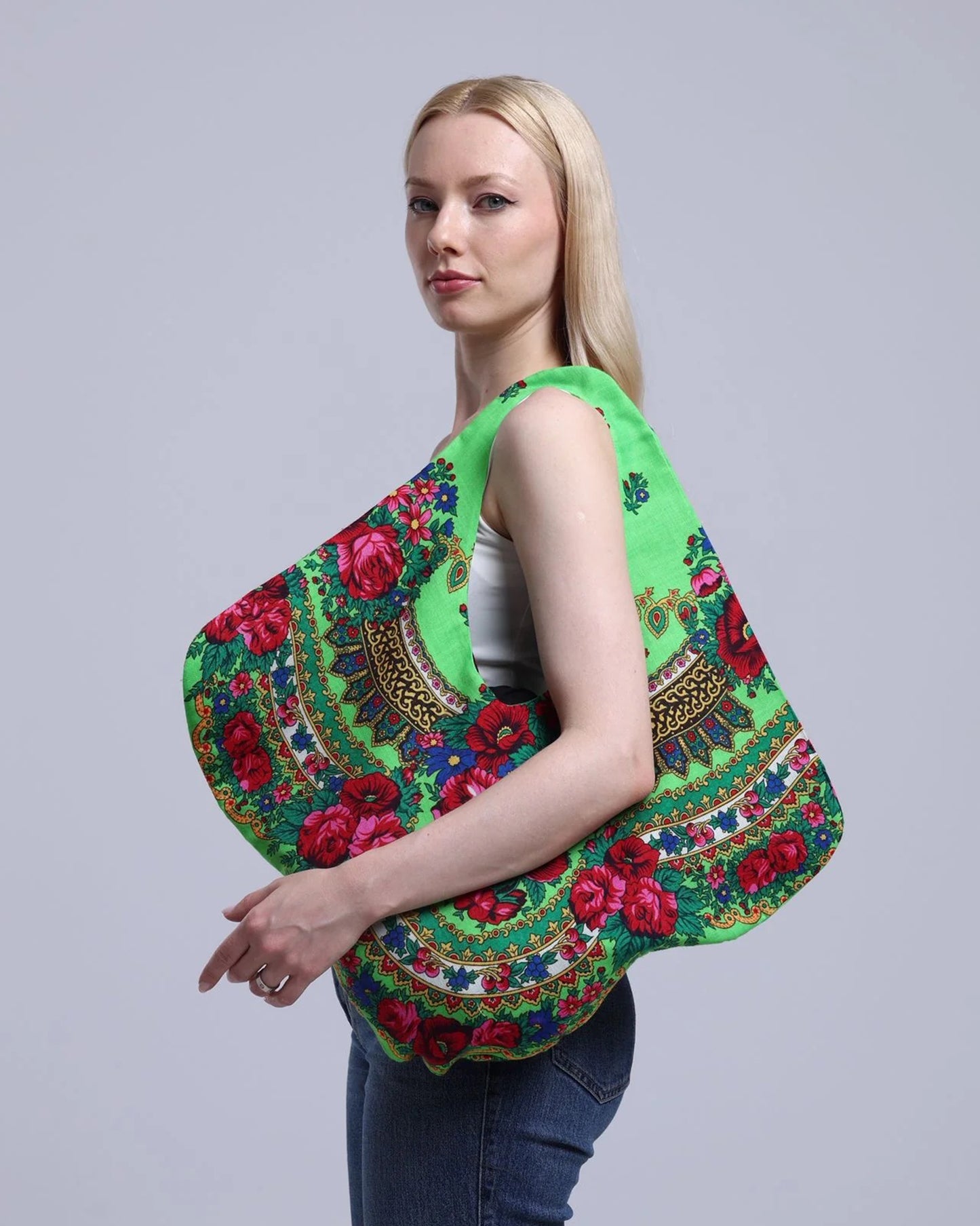 LA REINE - Shalky Print Tote Bag