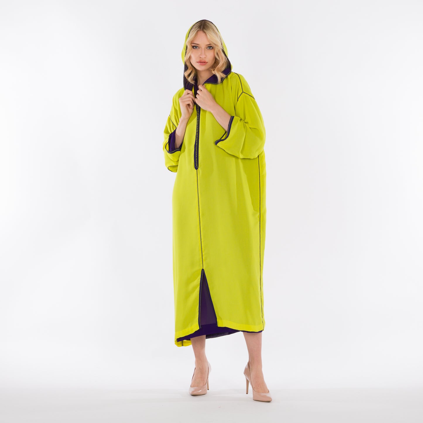 YARAKECH - Two-Piece Embroidered Moroccan Kaftan