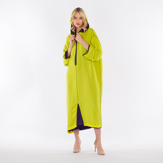 YARAKECH - Two-Piece Embroidered Moroccan Kaftan