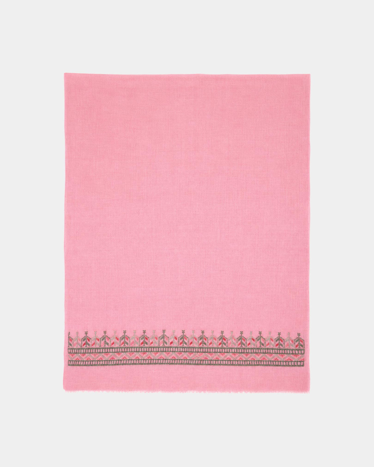 INAASH - Merino Silk Scarf - Pink