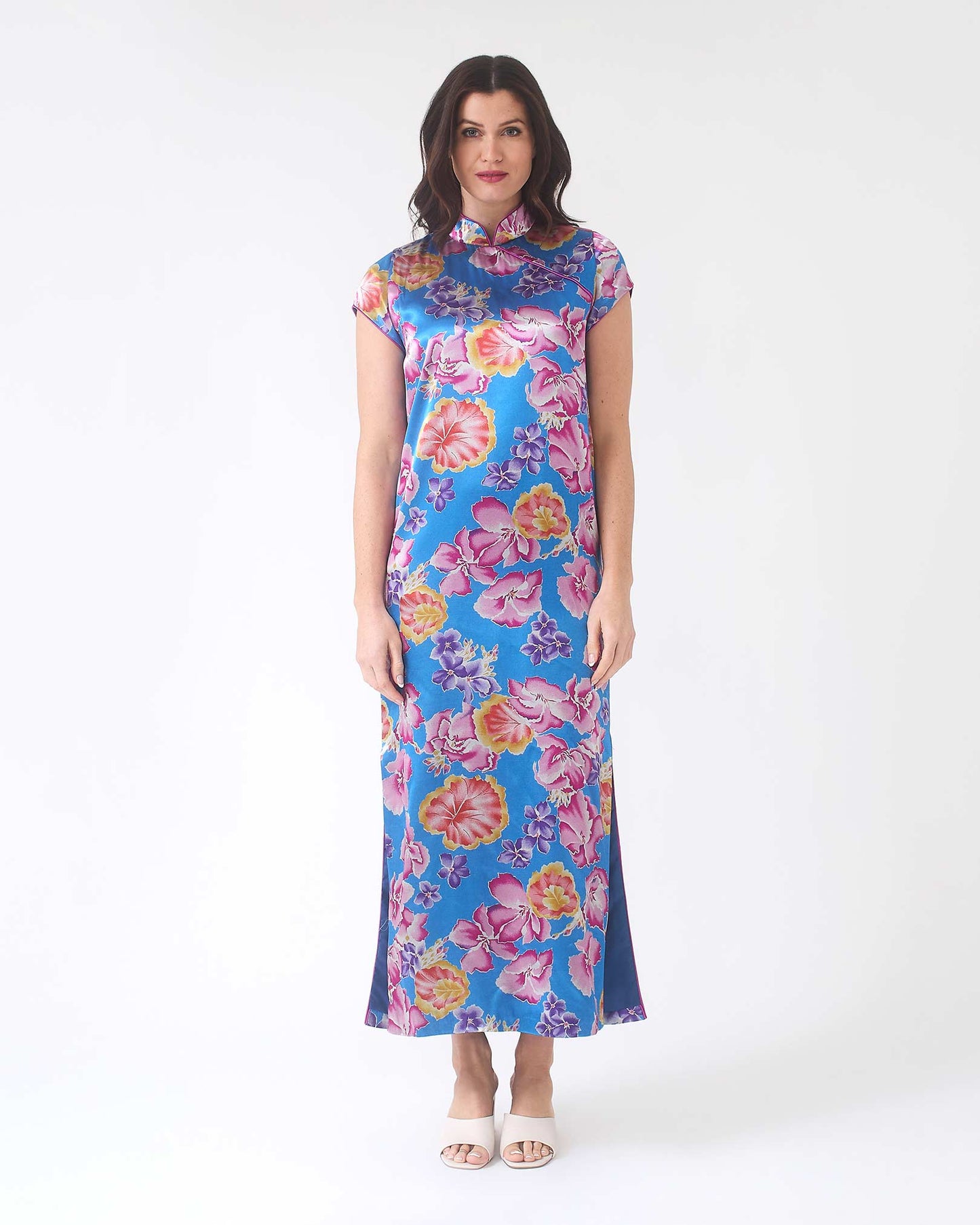 NOBLESSE - Silk Floral Maxi Dress