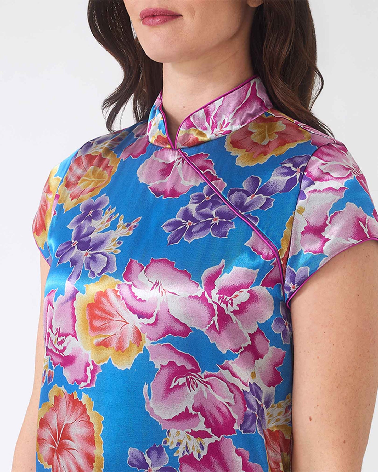 NOBLESSE - Silk Floral Maxi Dress