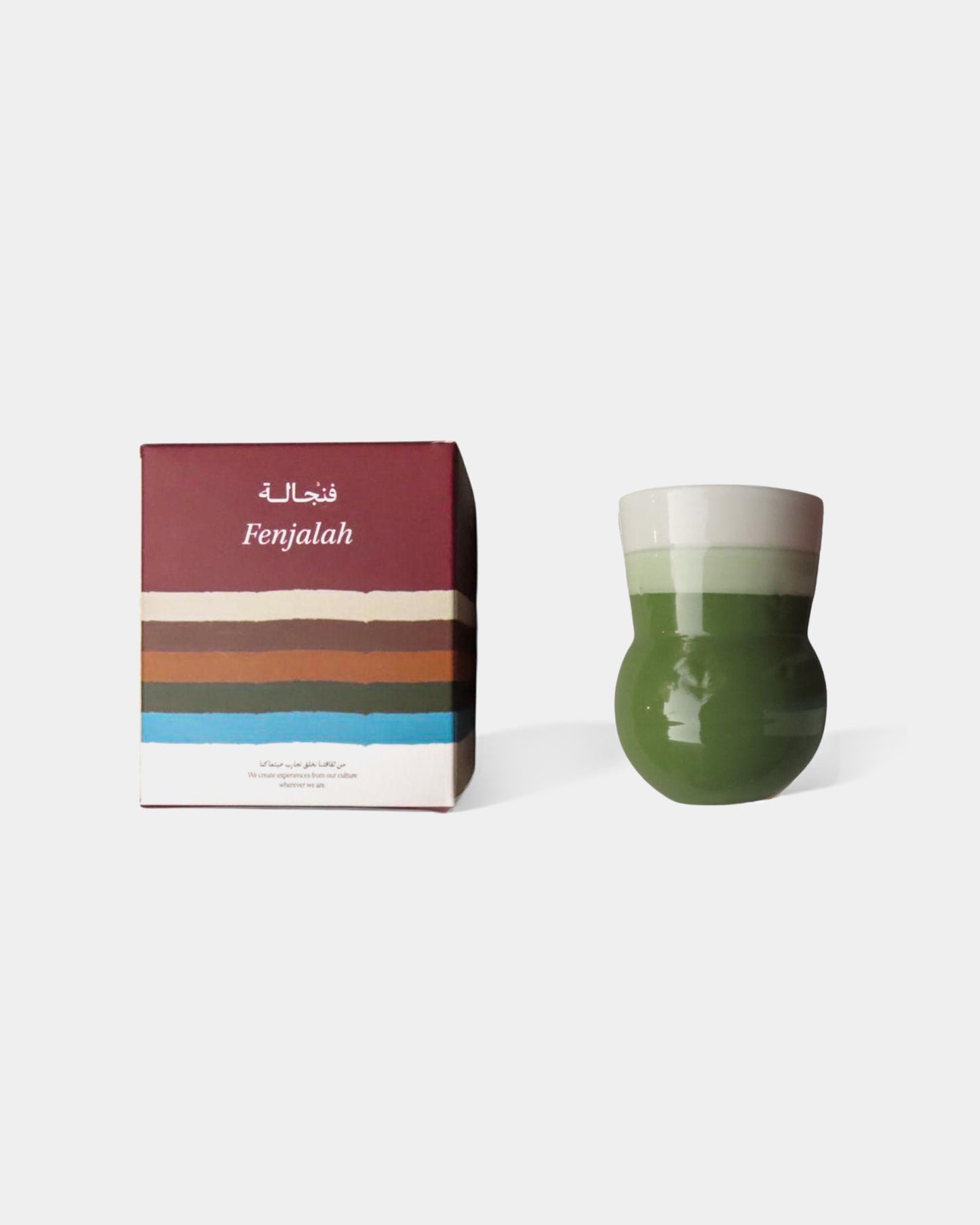 Qormuz - Fenjalah Ceramic Green Cup for Tea