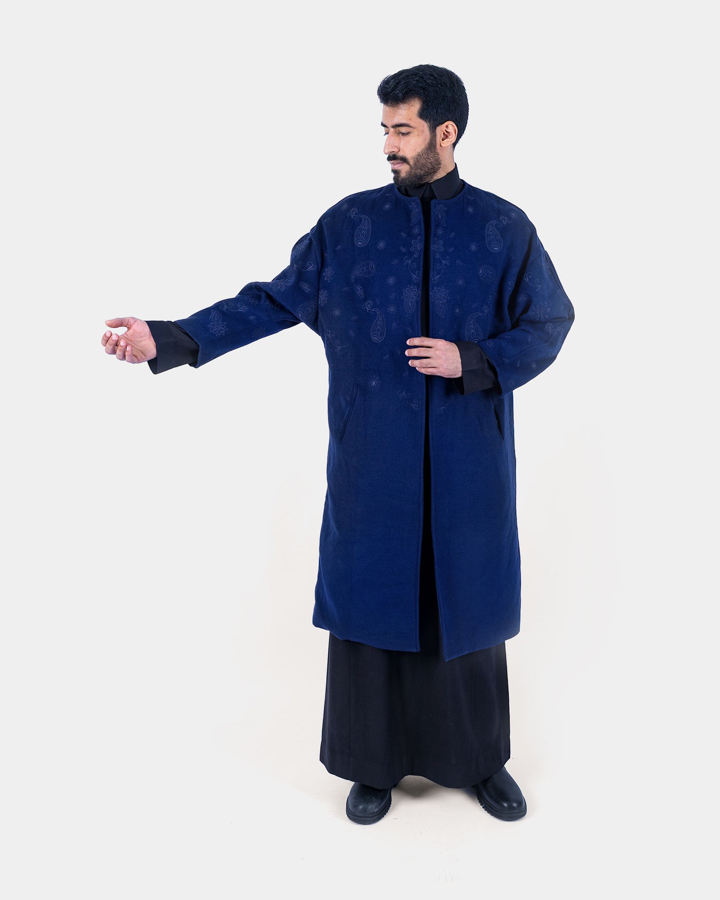 QORMUZ - Navy Blue Bishaya