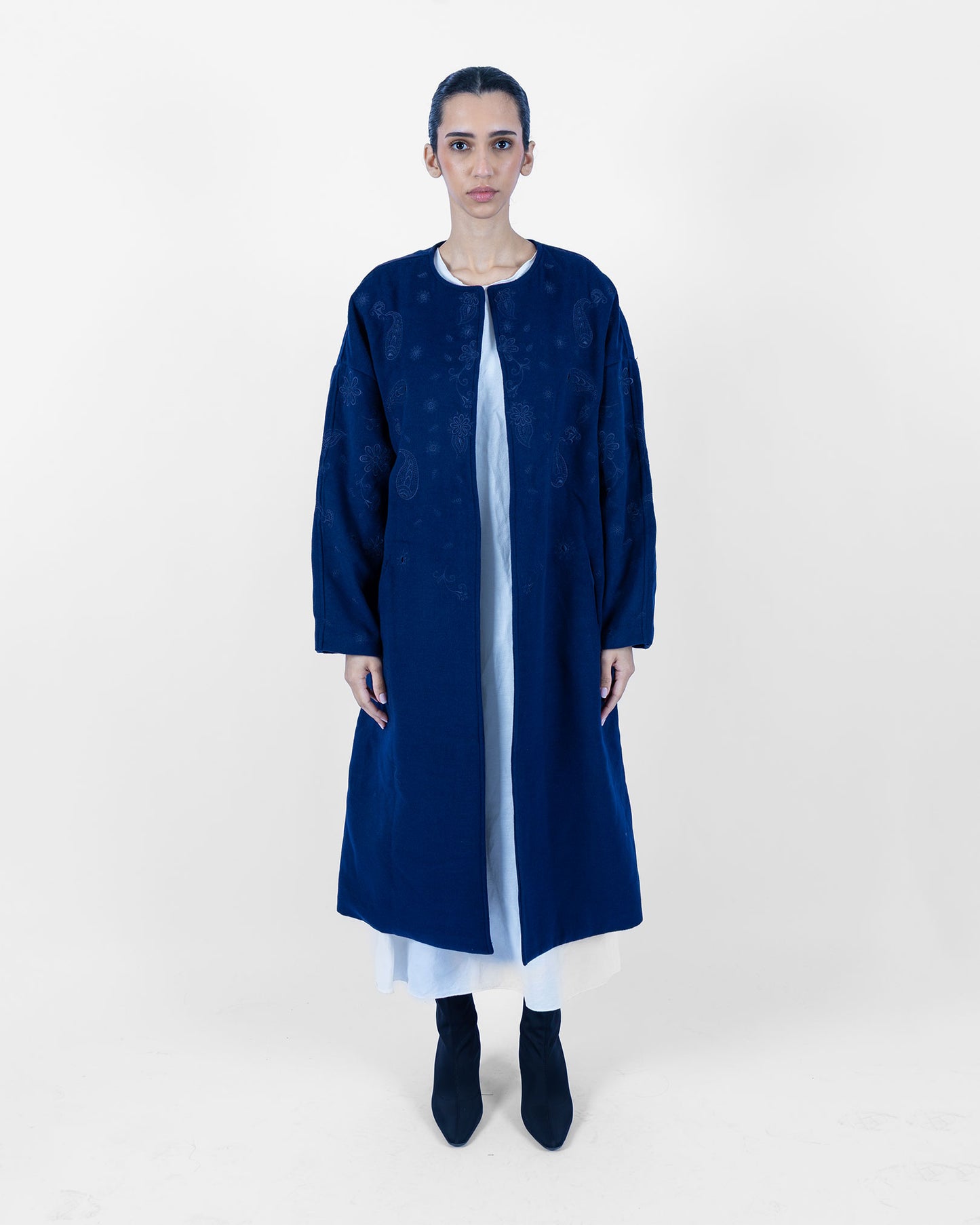 QORMUZ - Navy Blue Bishaya