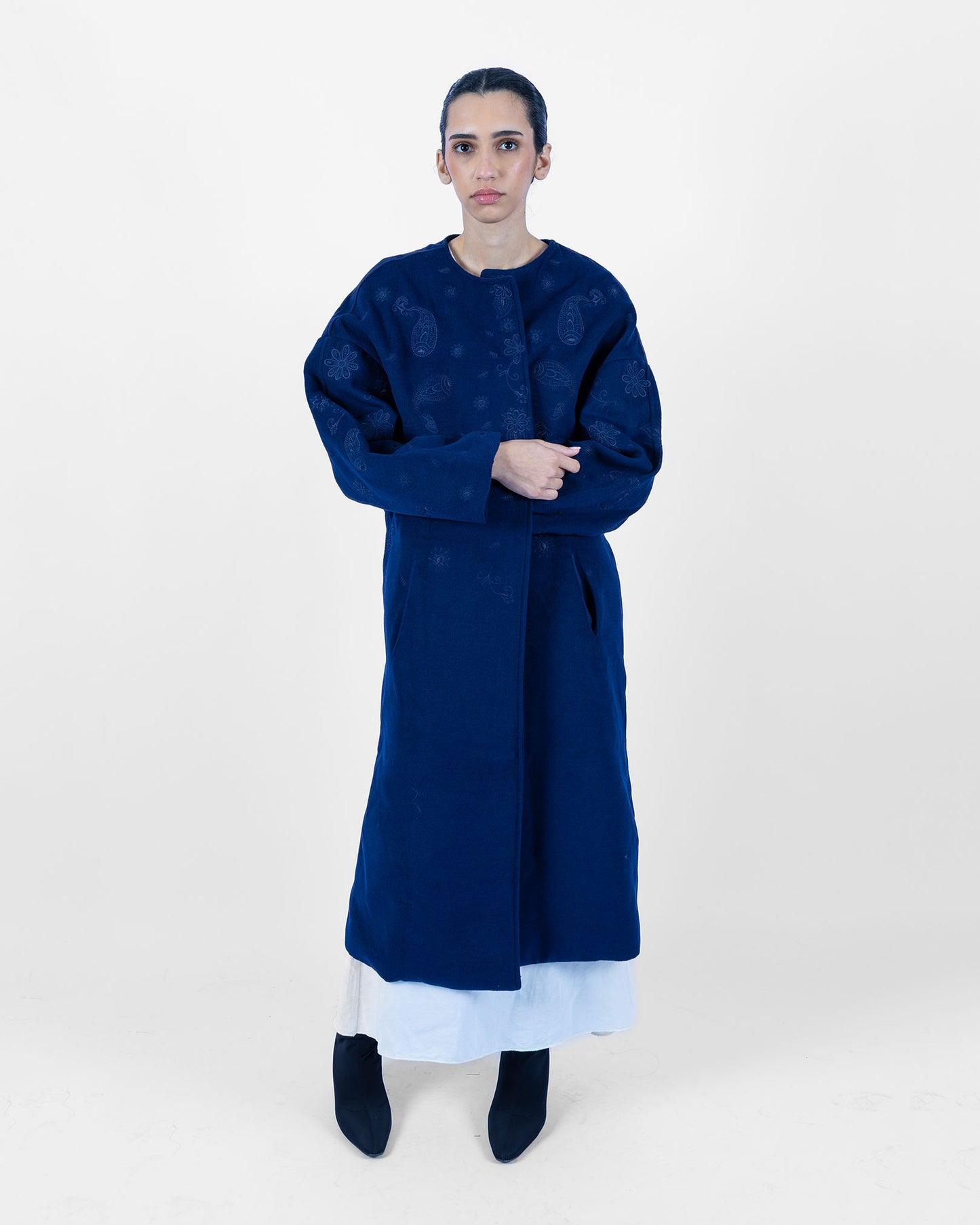 QORMUZ - Navy Blue Bishaya