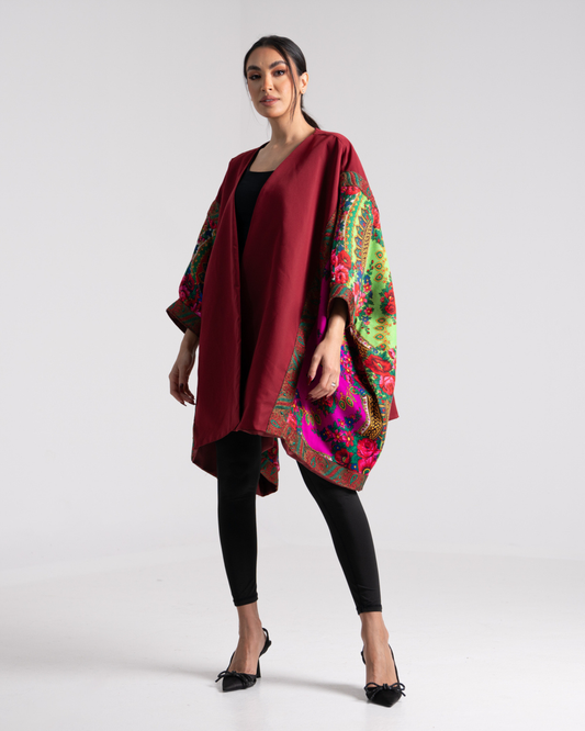 LA REINE - Shalky Print Cape