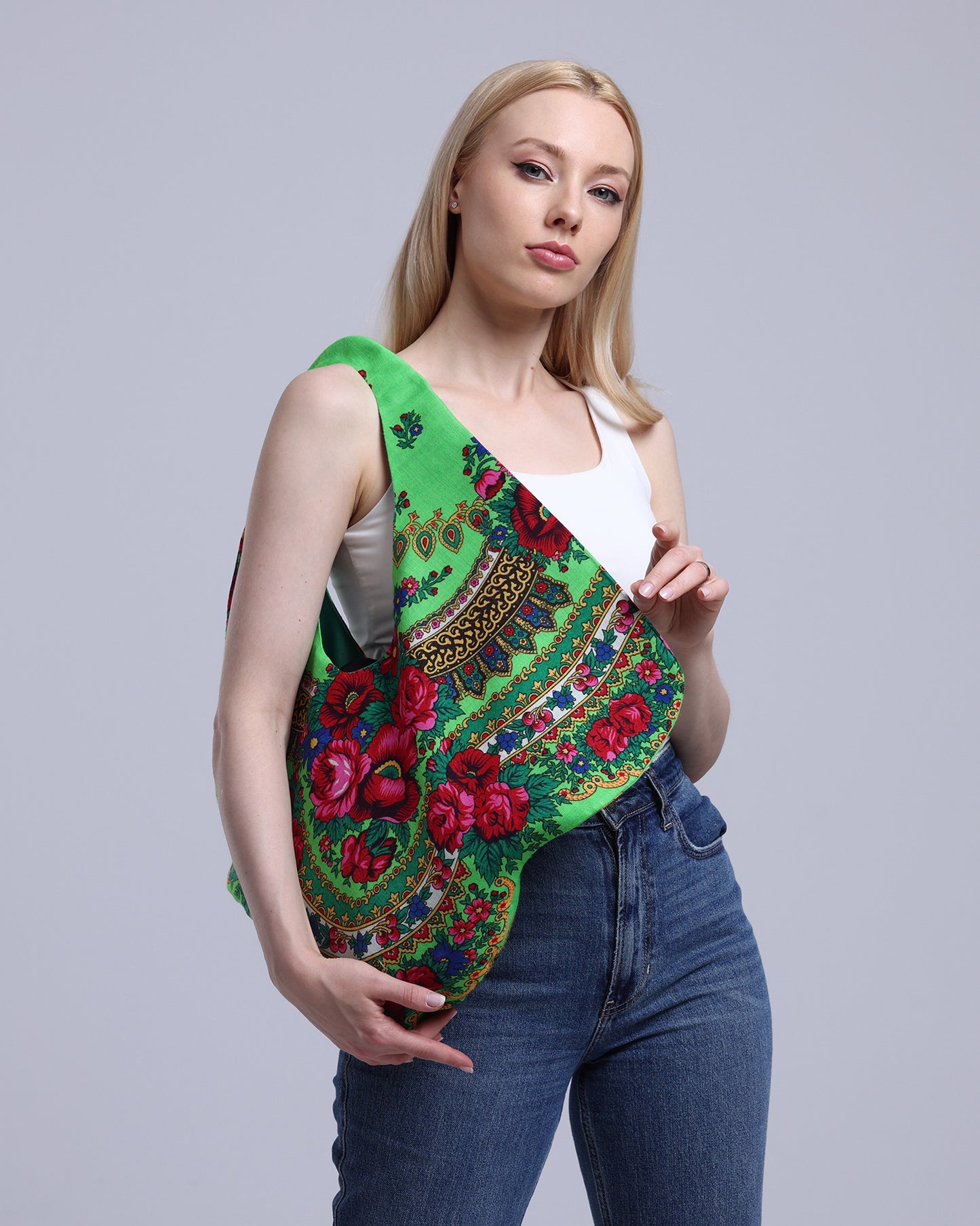 LA REINE - Shalky Print Tote Bag