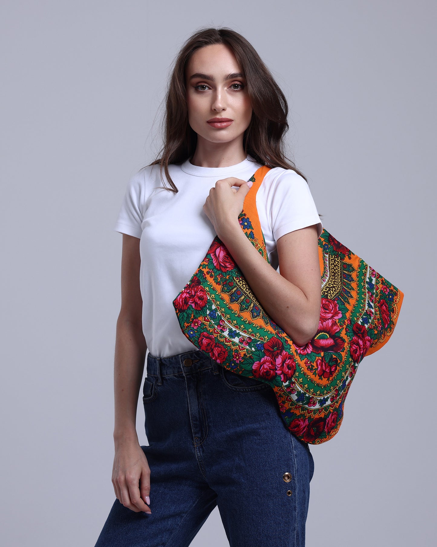 LA REINE - Shalky Print Tote Bag