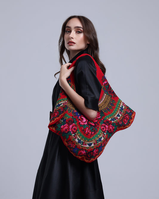 LA REINE - Shalky Print Tote Bag