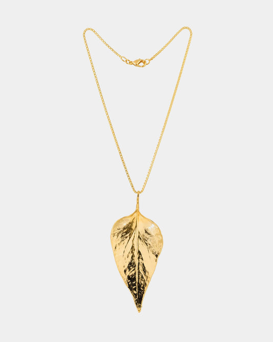 Blooming Beauty Antúrio Leaf Necklace