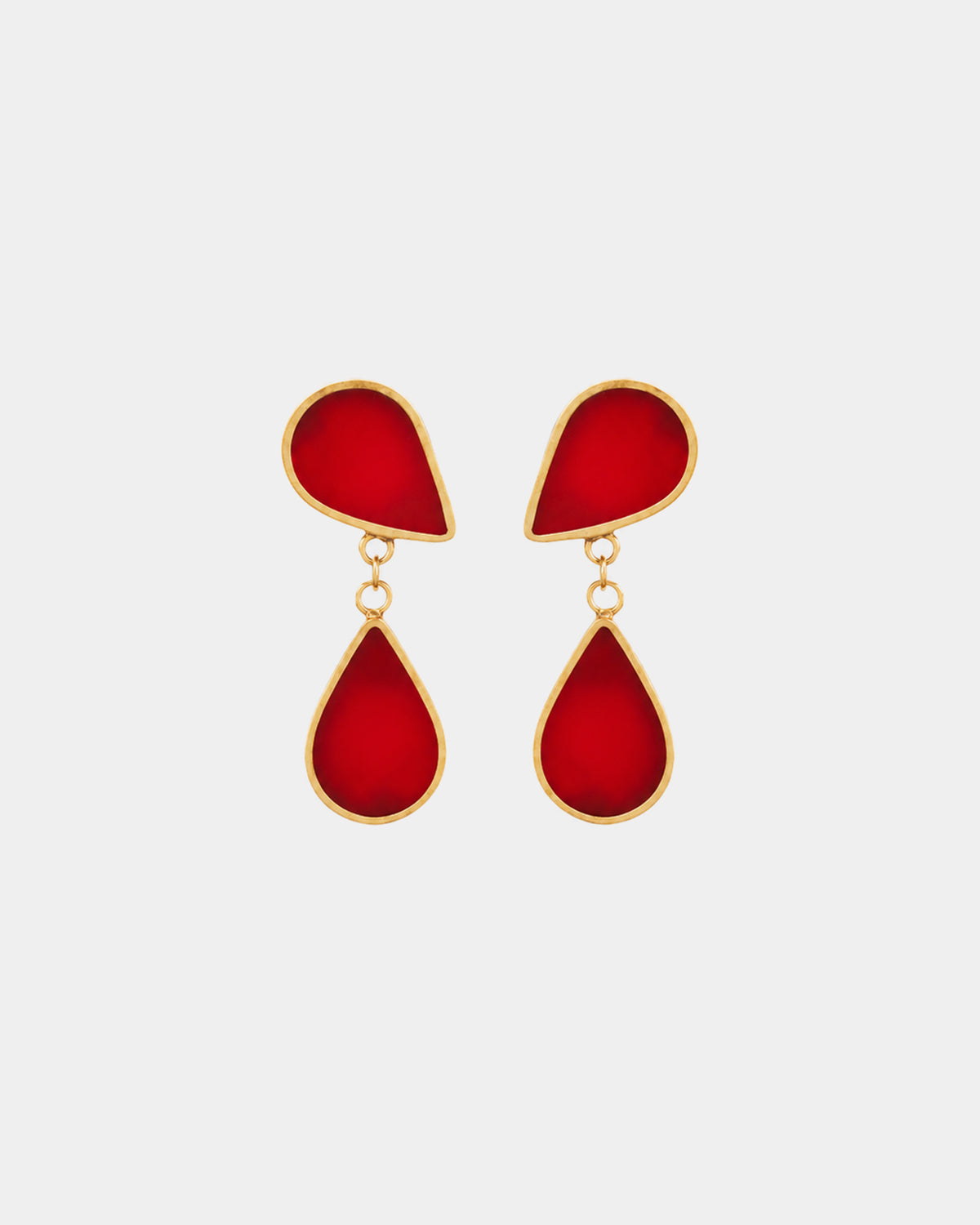 TURQUOISE MOUNTAIN - Chasma Drop Earrings Carnelian