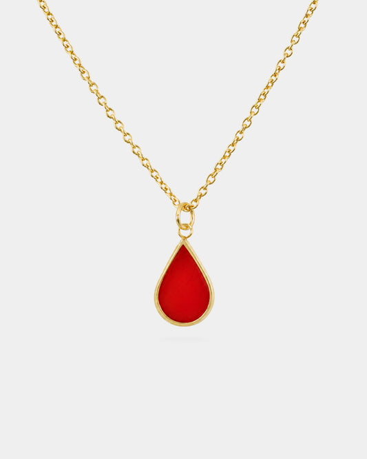 TURQUOISE MOUNTAIN - Chasma Drop Necklace Carnelian