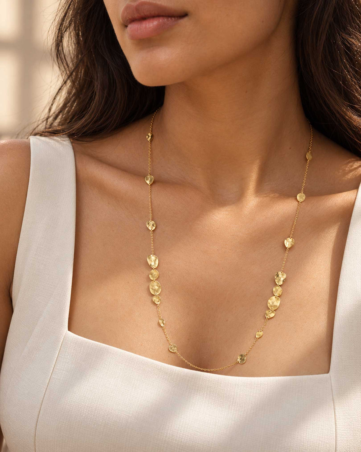TURQUOISE MOUNTAIN - Tarq Petals Long Necklace GP
